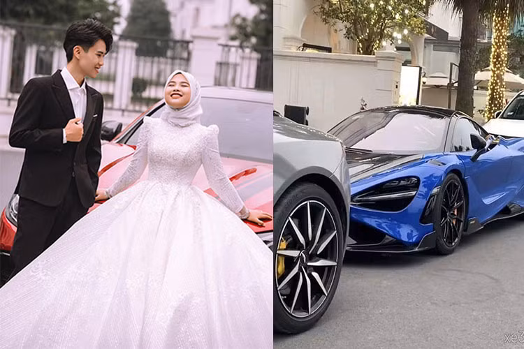 Dàn siêu xe trăm tỷ tại đám cưới Đạt Villa lấy vợ Indonesia - Hình 10 Dan sieu xe tram ty tai dam cuoi Dat Villa lay vo Indonesia-Hinh-10