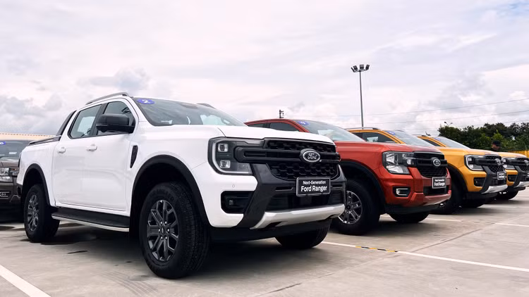 Ford Ranger thau tom doanh so phan khuc ban tai toi 72,6%