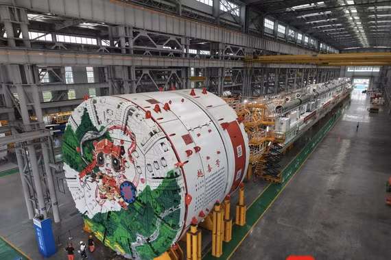 Trung Quốc đưa ‘quái vật’ 3.500 tấn đào hầm sâu 1.011 m