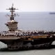 Tàu sân bay USS Abraham Lincoln tại cảng Laem Chabang, Thái Lan ngày 2/9. Ảnh: AP