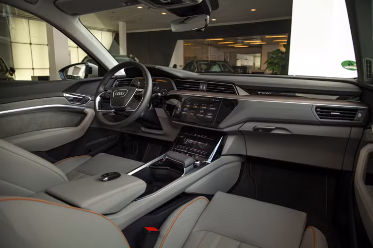 Audi lần đầu tiên trưng bày mẫu xe điện e-tron tại Việt Nam ảnh 6