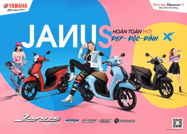 Yahama ra mắt xe tay ga Janus và FreeGo 2022 lột xác về ngoại hình, nhiều nâng cấp thú vị với mức giá hấp dẫn - Ảnh 2.