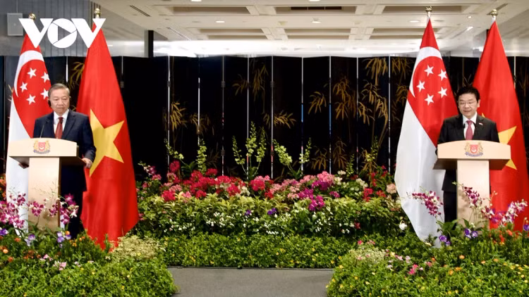 Viet Nam - Singapore nang cap quan he len Doi tac chien luoc toan dien