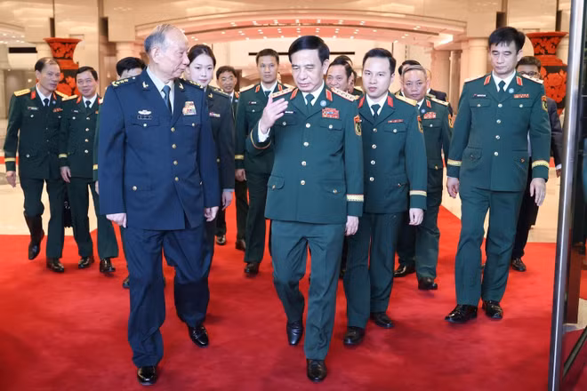 Đại tướng Phan Văn Giang hội kiến Phó chủ tịch Quân ủy Trung ương Trung Quốc