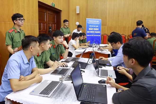 Bắc Ninh diễn tập thực chiến bảo đảm an ninh mạng năm 2026