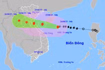Áp thấp nhiệt đới trên Biển Đông, di chuyển như thế nào?