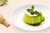 Cách làm bánh flan trà xanh béo mịn tại nhà
