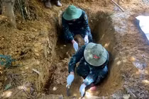 Hài cốt liệt sĩ được phát hiện tại xã Nam Đông, Huế