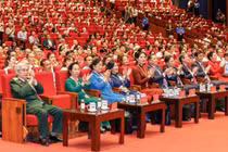 Toàn cảnh khai mạc phiên làm việc đầu tiên Đại hội MTTQ Việt Nam lần thứ XI
