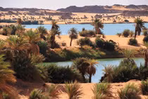 Ngạc nhiên hồ nước 'bất tử' giữa sa mạc Sahara 