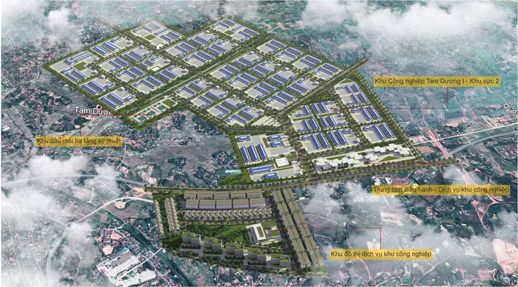Phối cảnh KCN SHI IP Tam Dương do Công ty Sơn Hà làm chủ đầu tư. Phối cảnh KCN SHI IP Tam Dương do Công ty Sơn Hà làm chủ đầu tư.