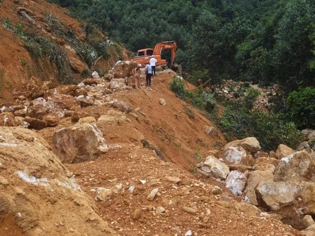 Hiện trường vụ việc.