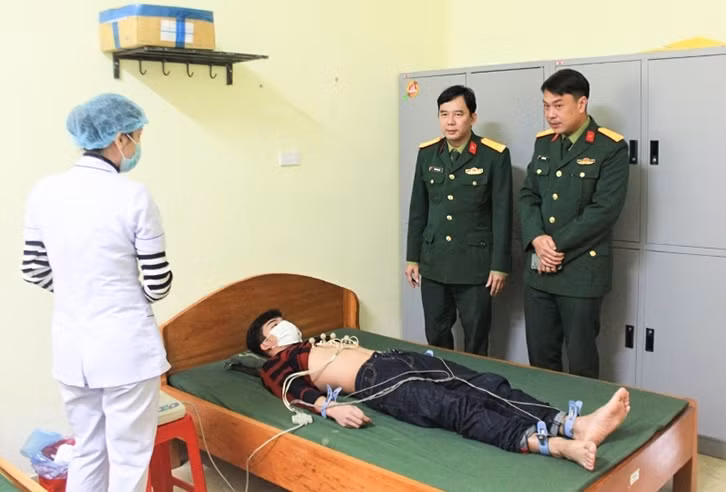 Năm 2023, toàn huyện Can Lộc có 600 thanh niên được lệnh gọi khám sức khỏe nghĩa vụ quân sự, nghĩa vụ công an.
