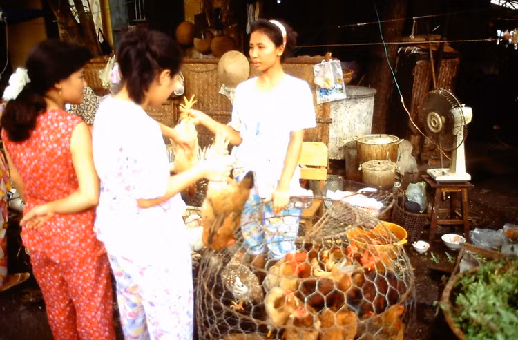 Loạt ảnh “sống động đậy” về khu phố cổ Hà Nội năm 1995 - Hình 5 Loat anh “song dong day” ve khu pho co Ha Noi nam 1995-Hinh-5