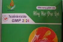 Viên giảm cân Hồng Hạc Phục Linh chứa 3 chất cấm cực độc hại