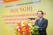 Cử tri thống nhất giới thiệu ông Trịnh Văn Quyết ứng cử đại biểu Quốc hội