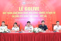 Cảng Tân cảng Cát Lái số hóa 100% quy trình giao nhận hàng hóa