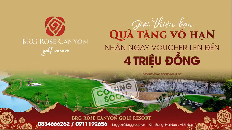 Ưu đãi hấp dẫn nhân dịp khai trương sân BRG Rose Canyon Golf Resort - Hình 2 Uu dai hap dan nhan dip khai truong san BRG Rose Canyon Golf Resort-Hinh-2