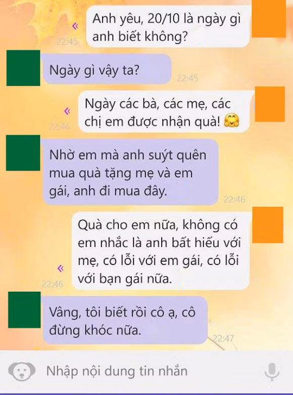 Mua quà cho bà, cho mẹ, cho em gái là chưa đủ cần phải nhớ có phần cho bạn gái nữa. Mua quà cho bà, cho mẹ, cho em gái là chưa đủ cần phải nhớ có phần cho bạn gái nữa.