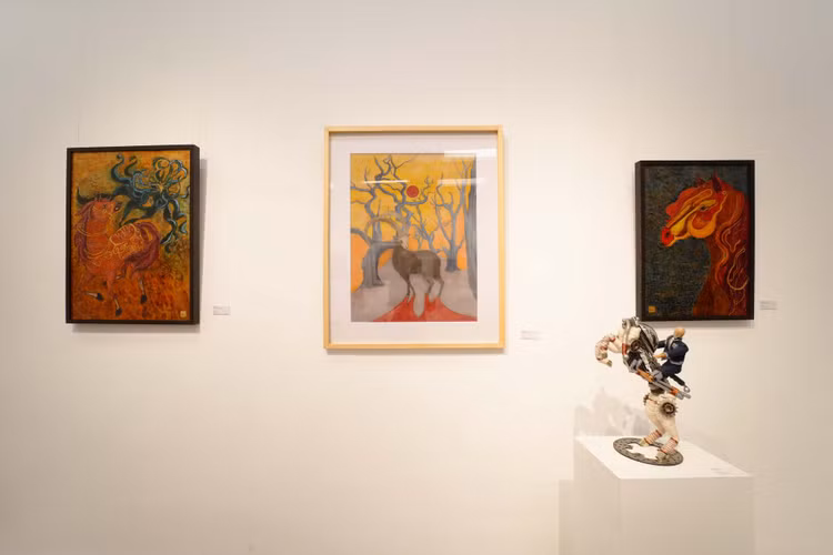 Trien lam “Nhan Dang”: “Tuyen ngon nghe thuat” cua cac tai nang tre Vinschool-Hinh-2