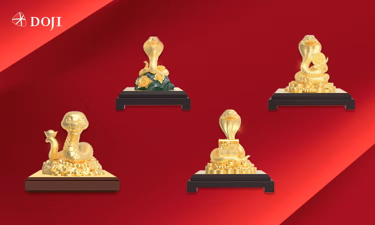 DOJI ra mắt bộ sản phẩm vàng độc đáo XUÂN ẤT TỴ - Hình 3 DOJI ra mat bo san pham vang doc dao XUAN AT TY-Hinh-3