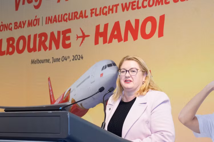 Vietjet khai trương đường bay kết nối Melbourne với Hà Nội Vietjet khai truong duong bay ket noi Melbourne voi Ha Noi