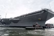 Mỹ tiết lộ bất ngờ vai trò mới của siêu tàu sân bay USS Gerald R.Ford