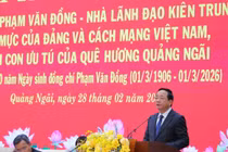 Sáng rõ cống hiến và di sản của Thủ tướng Phạm Văn Đồng