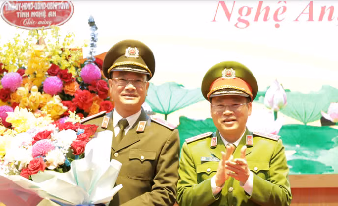 Chan dung tan Giam doc Cong an tinh Nghe An Bui Quang Thanh