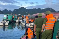 Cập nhật tìm kiếm thuyền viên còn mất tích vụ lật tàu tại Quảng Ninh