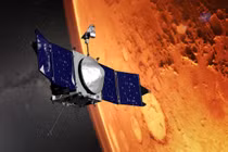NASA lần đầu tận mắt chứng kiến Mặt Trời “bắn phá” sao Hỏa