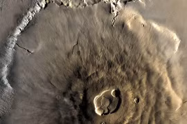 Olympus Mons trên sao Hỏa- ngọn núi cao nhất hệ Mặt Trời