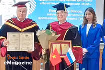 TSKH Phan Xuân Dũng nhận danh hiệu Giáo sư danh dự Đại học Năng lượng Moskva, Liên bang Nga 