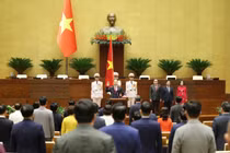 Phát biểu của Chánh án Toà án nhân dân Tối cao tại lễ tuyên thệ