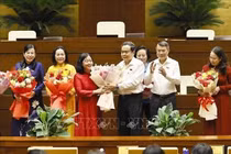 Thủ tướng, Chủ tịch Quốc hội gặp mặt nữ đại biểu Quốc hội khóa XVI