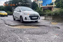 Nhếch nhác hiện trạng tuyến đường nối Vành đai 3 sau nhiều năm khai thác