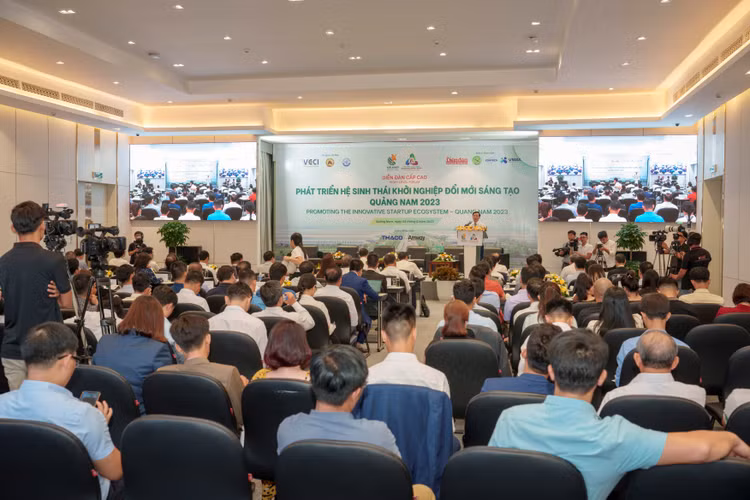 Diễn đàn cấp cao “Phát triển hệ sinh thái khởi nghiệp đổi mới sáng tạo” nằm trong chuỗi các nội dung triển khai của Chương trình Khởi nghiệp Quốc gia 2023 và Ngày hội Khởi nghiệp sáng tạo tỉnh Quảng Nam lần thứ Tư - TechFest Quảng Nam 2023 Diễn đàn cấp cao “Phát triển hệ sinh thái khởi nghiệp đổi mới sáng tạo” nằm trong chuỗi các nội dung triển khai của Chương trình Khởi nghiệp Quốc gia 2023 và Ngày hội Khởi nghiệp sáng tạo tỉnh Quảng Nam lần thứ Tư - TechFest Quảng Nam 2023