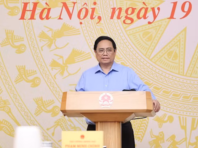 Thủ tướng Phạm Minh Chính chủ trì phiên họp - Ảnh VGP/Nhật Bắc