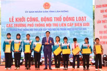 Lâm Đồng khởi công 3 trường nội trú hơn 677 tỷ đồng ở vùng biên