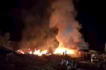 Cháy dữ dội tại xưởng gỗ ở Lâm Đồng, thiệt hại khoảng 1,5 tỷ đồng