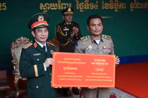 Khởi công công trình giáo dục hữu nghị Việt Nam Campuchia tại tỉnh Svay Rieng