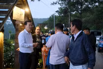 Hiện trường vụ sạt lở taluy tại quán cà phê ở Đà Lạt khiến 2 du khách tử vong.