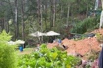 Sạt lở taluy ở quán cà phê Đà Lạt, 2 người tử vong