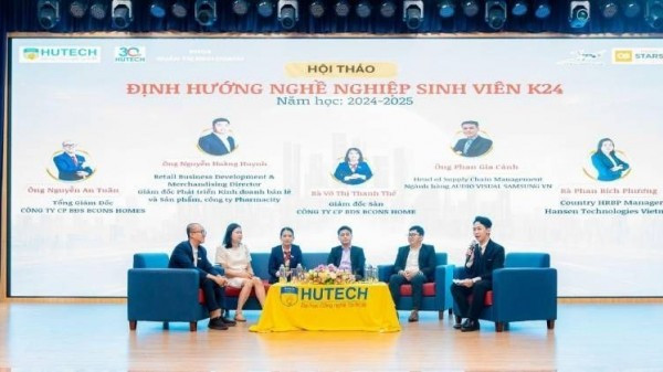 Sinh viên Quản trị kinh doanh HUTECH luyện bản lĩnh qua đối thoại cùng CEO