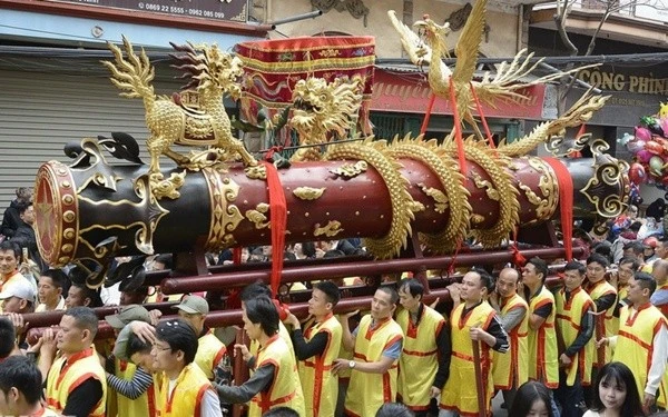 Tưng bừng lễ hội rước pháo Đồng Kỵ Tết Bính Ngọ