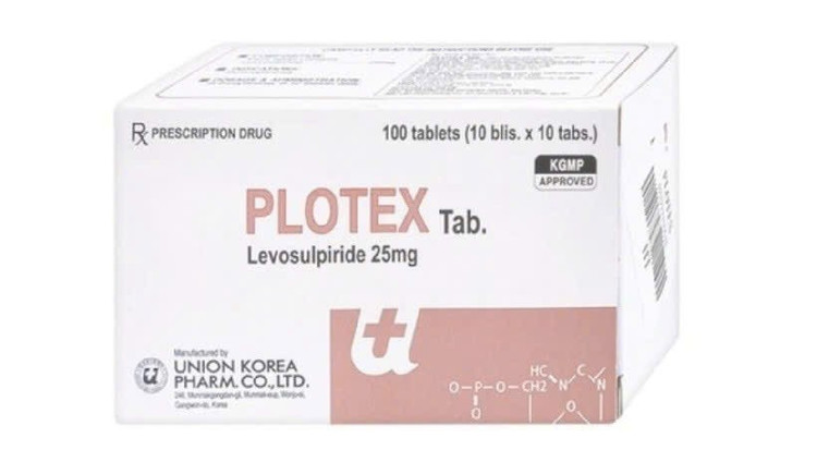 Lô thuốc viên nén Plotex (Levosulpiride 25mg) bị thu hồi do kém chất lượng. Ảnh: Người đưa tin