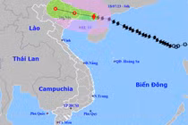Bão số 1 cách Móng Cái khoảng 120km, gió giật cấp 13