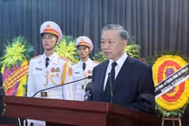 Điếu văn tại Lễ truy điệu Tổng Bí thư Nguyễn Phú Trọng