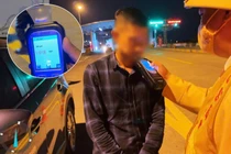 Xử phạt tài xế “dính” cồn gấp 5 lần mức kịch khung trên cao tốc