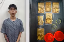 Bắt đối tượng gây ra 3 vụ cướp tiệm vàng ở Hà Nội